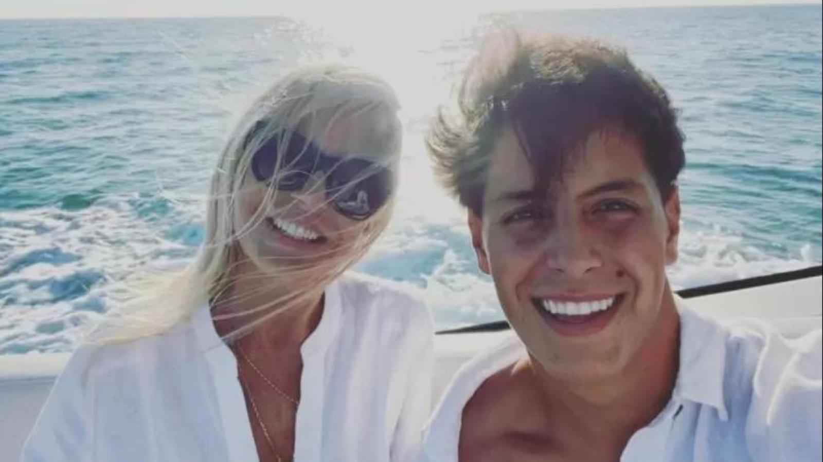 Cecilia Bolocco y Máximo Menem