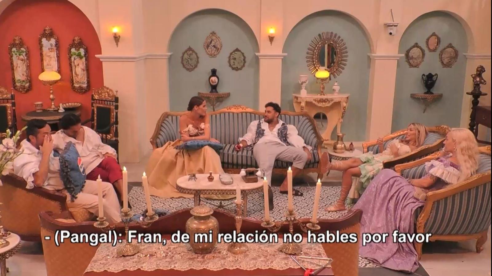 Pangal Andrade le dice a Fran Maira que no hable de su relación en Ganar o Servir