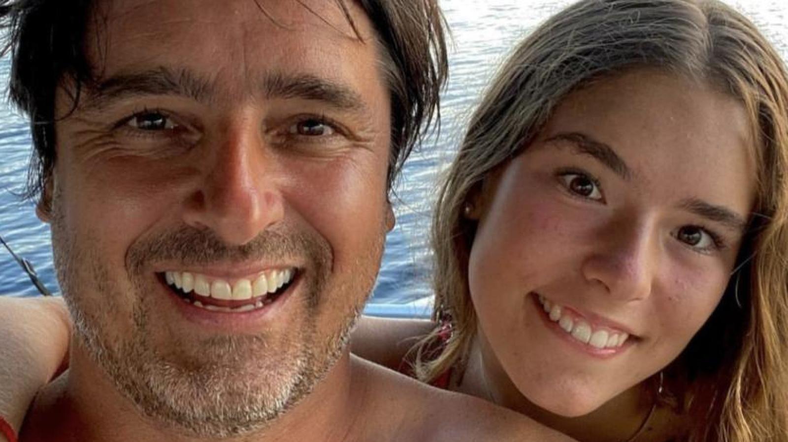 Jorge Zabaleta y su hija Milagros