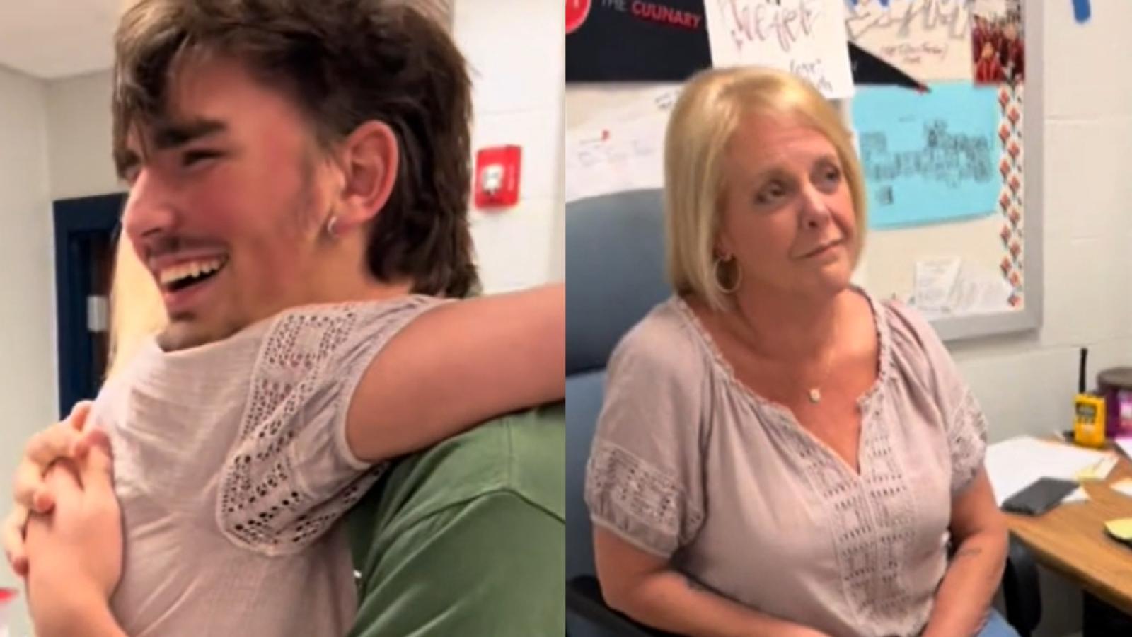 Joven se tatúa carta de exprofesora - Captura de pantalla