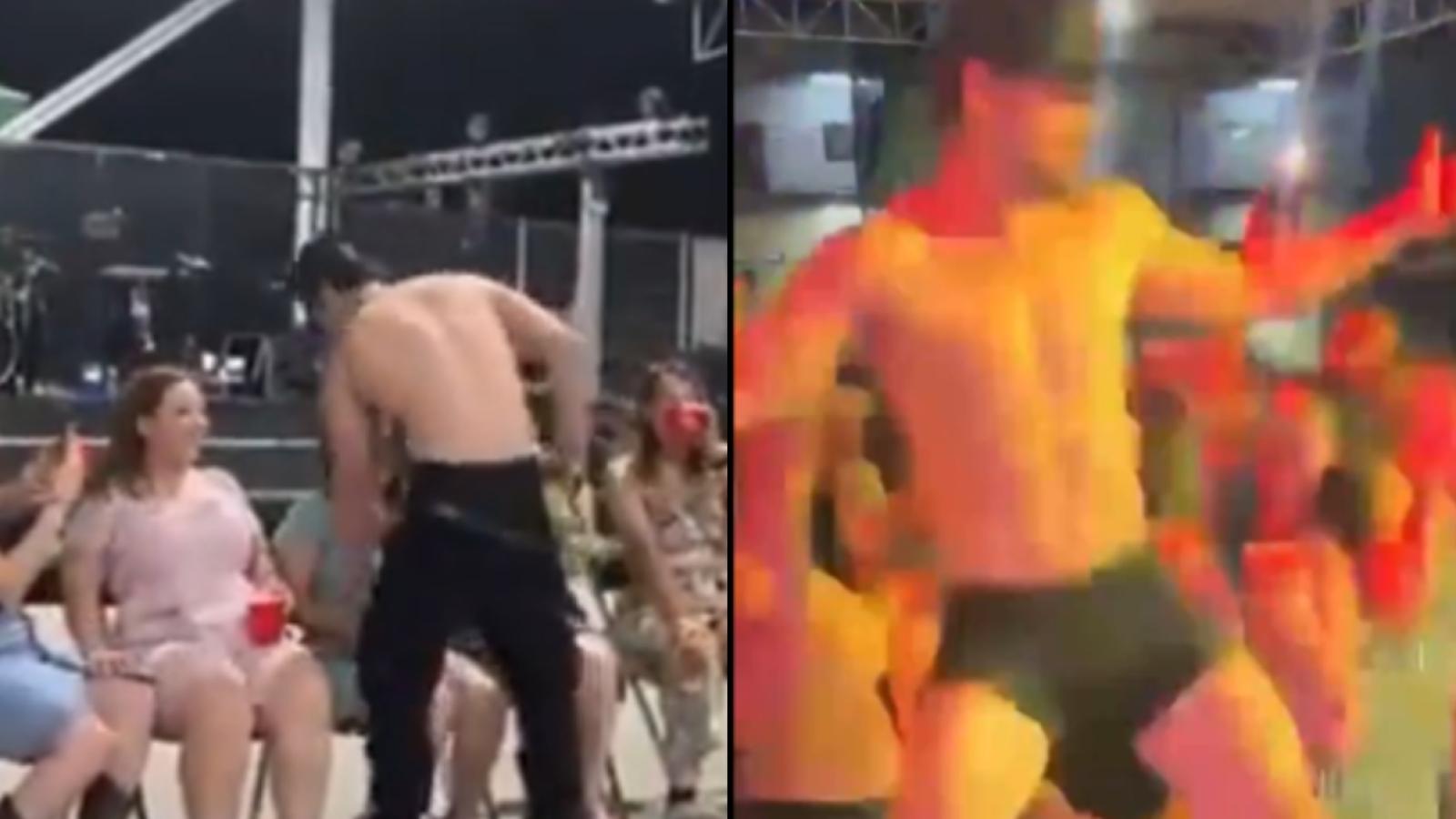 Stripper se presentó en colegio católico