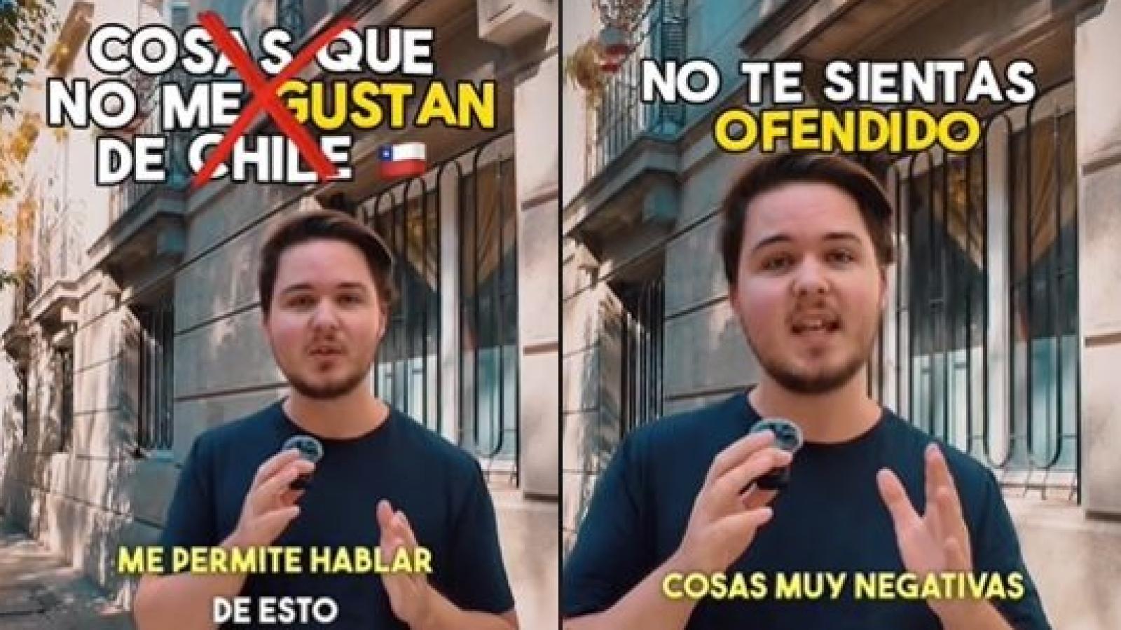 Joven alemán critica estas tres cosas que no le gustan de Chile
