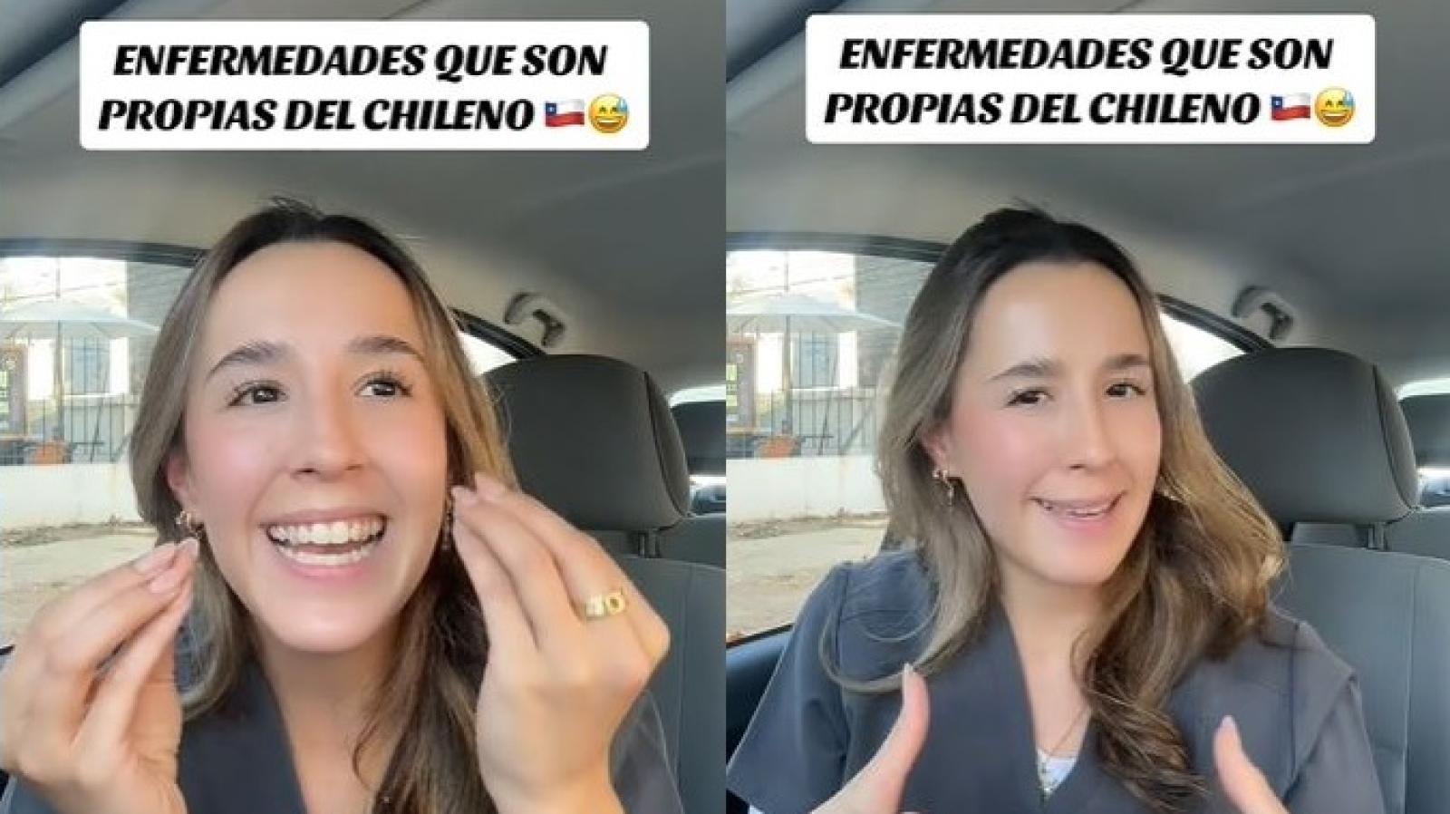 Influencer reveló las enfermedades que sólo la padecen los chilenos