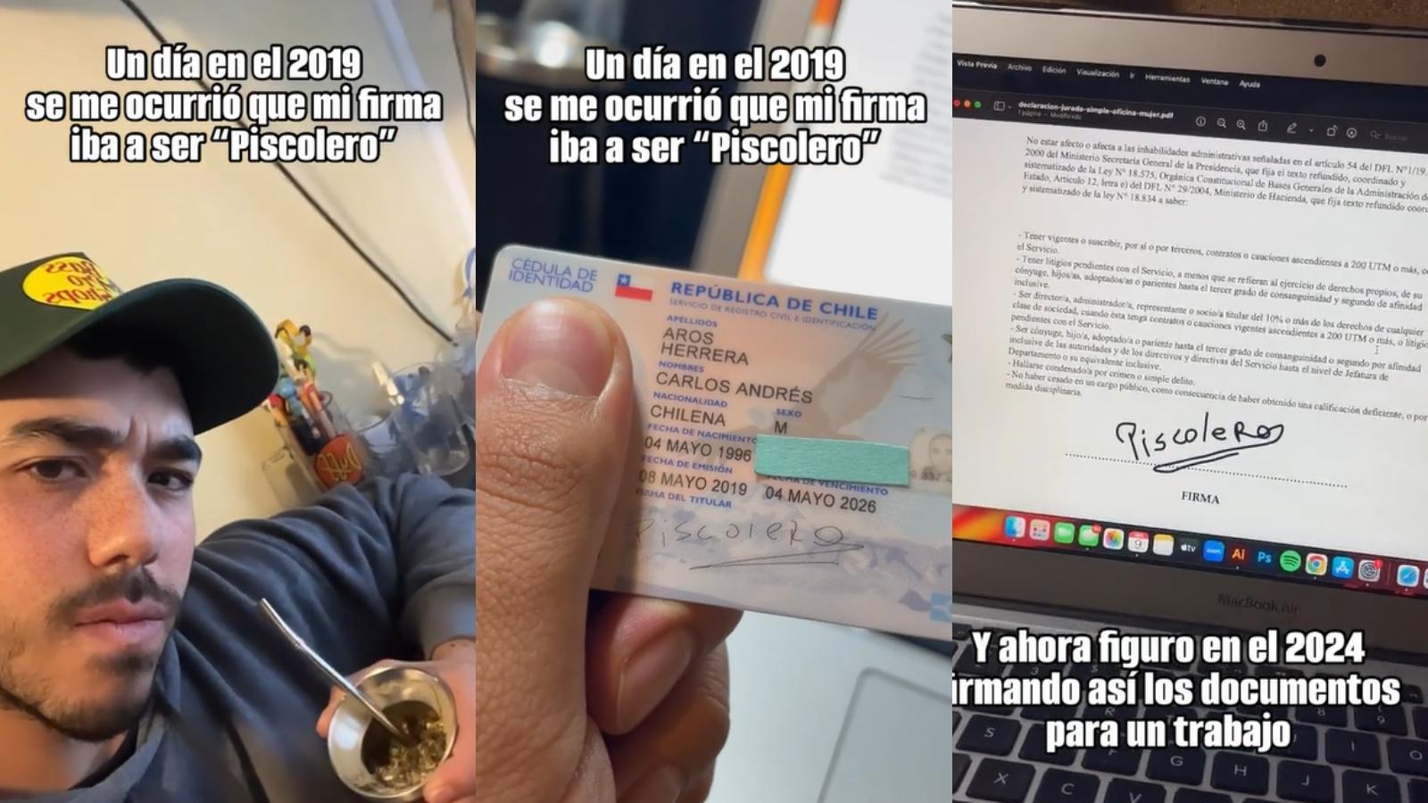 Joven piscolero - Créditos: Captura Tiktok