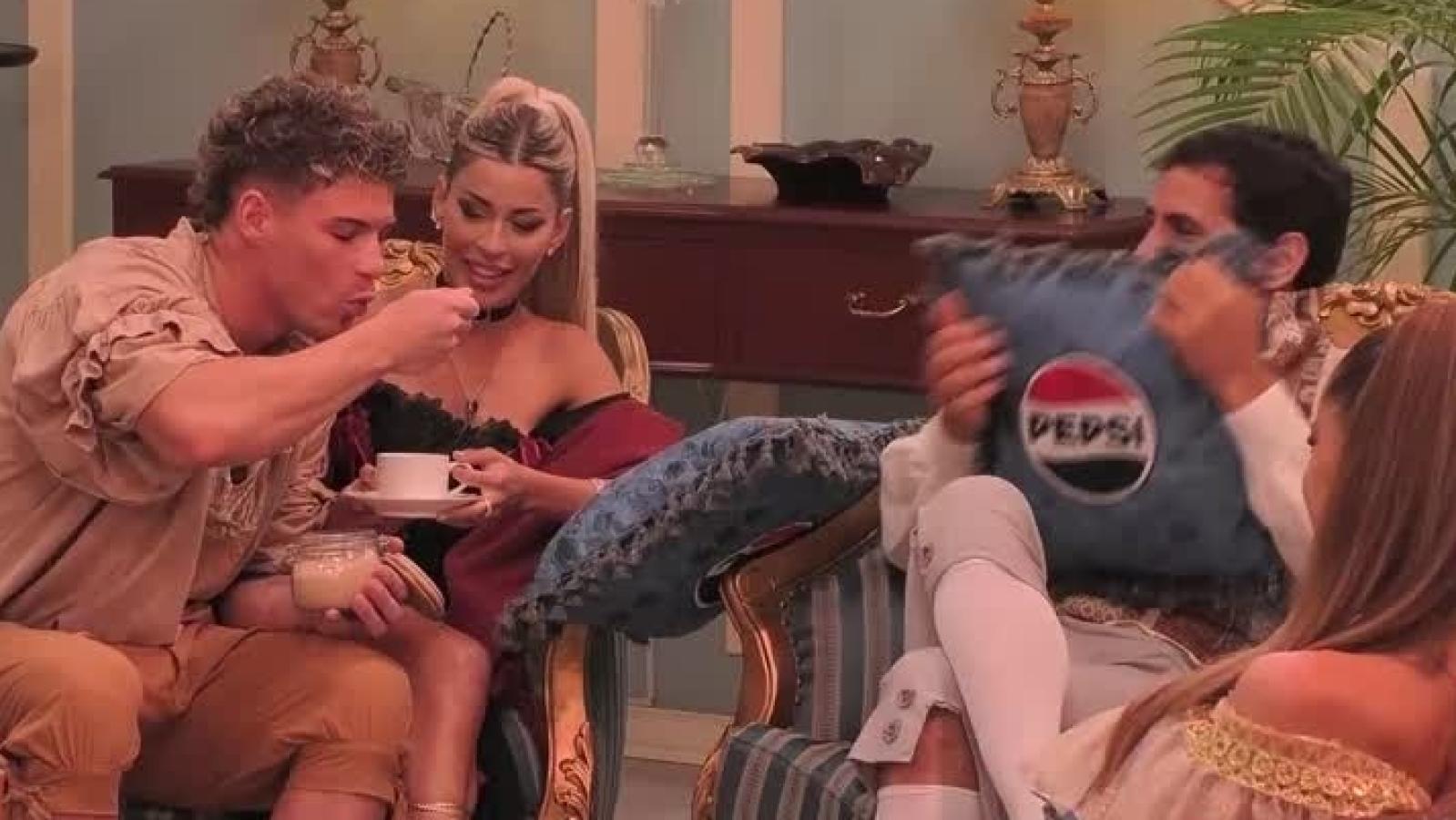 Imagen del controvertido momento