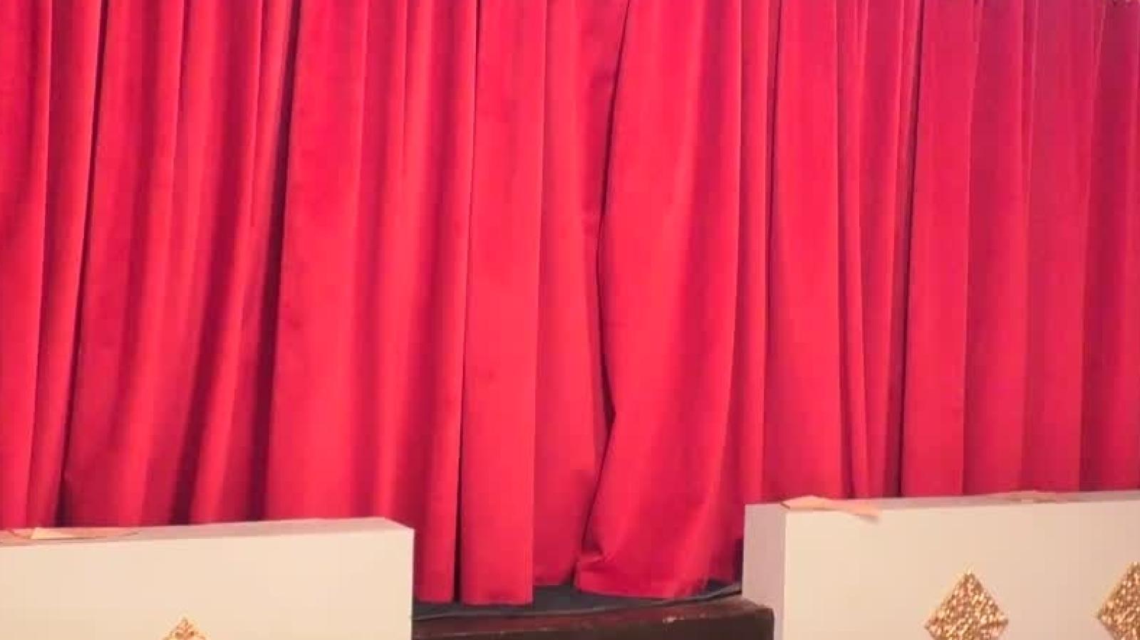 El telón del teatro