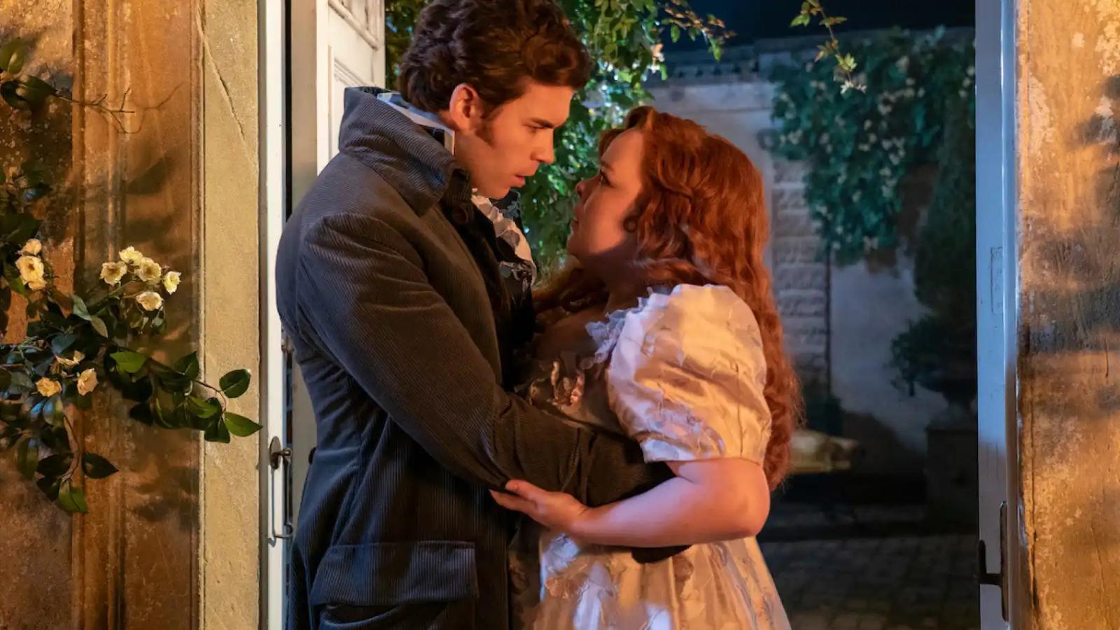 Penelope y Colin en Bridgerton