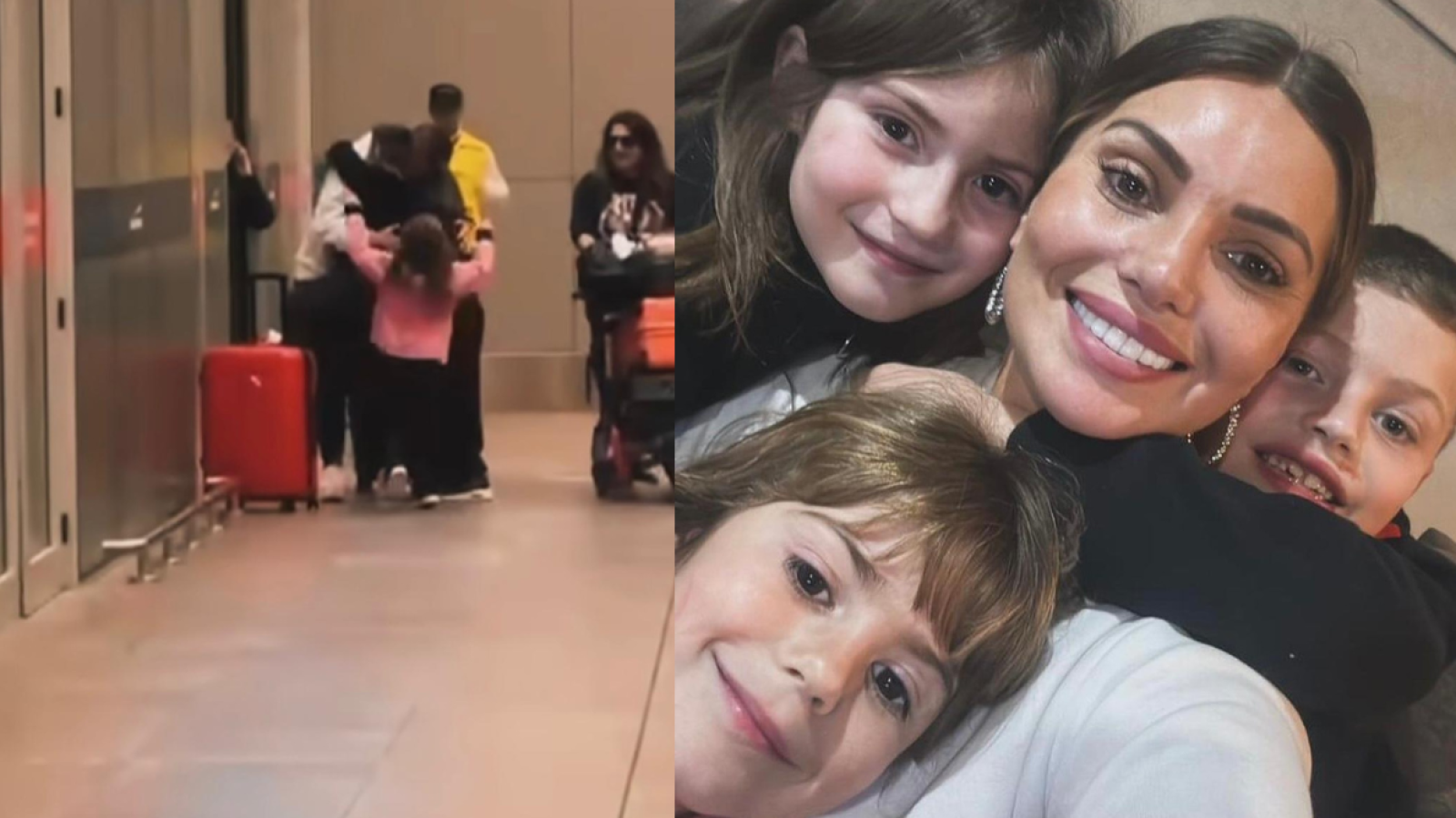 Faloon Larraguibel y sus hijos