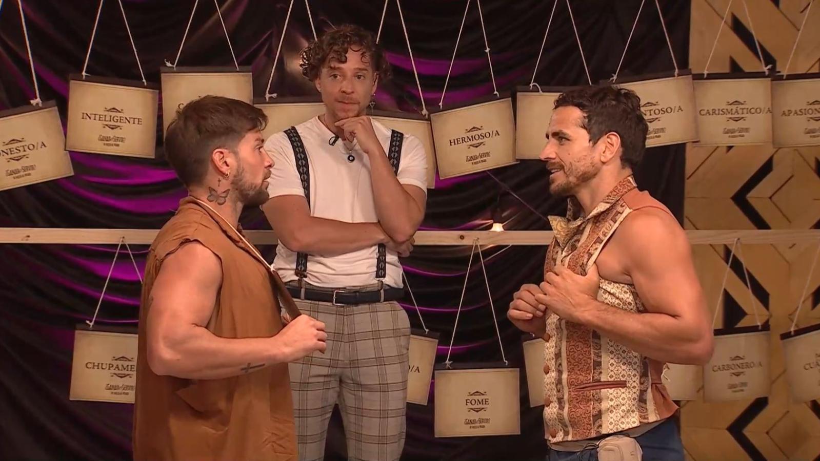 Luis Mateucci y Pangal Andrade discuten en Ganar o Servir