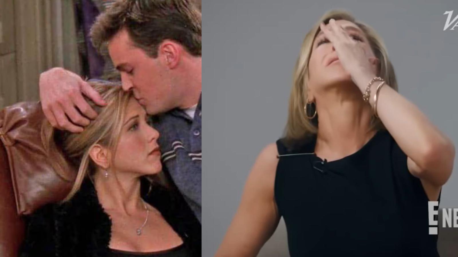 Jennifer Aniston y Matthew Perry en 'Friends'