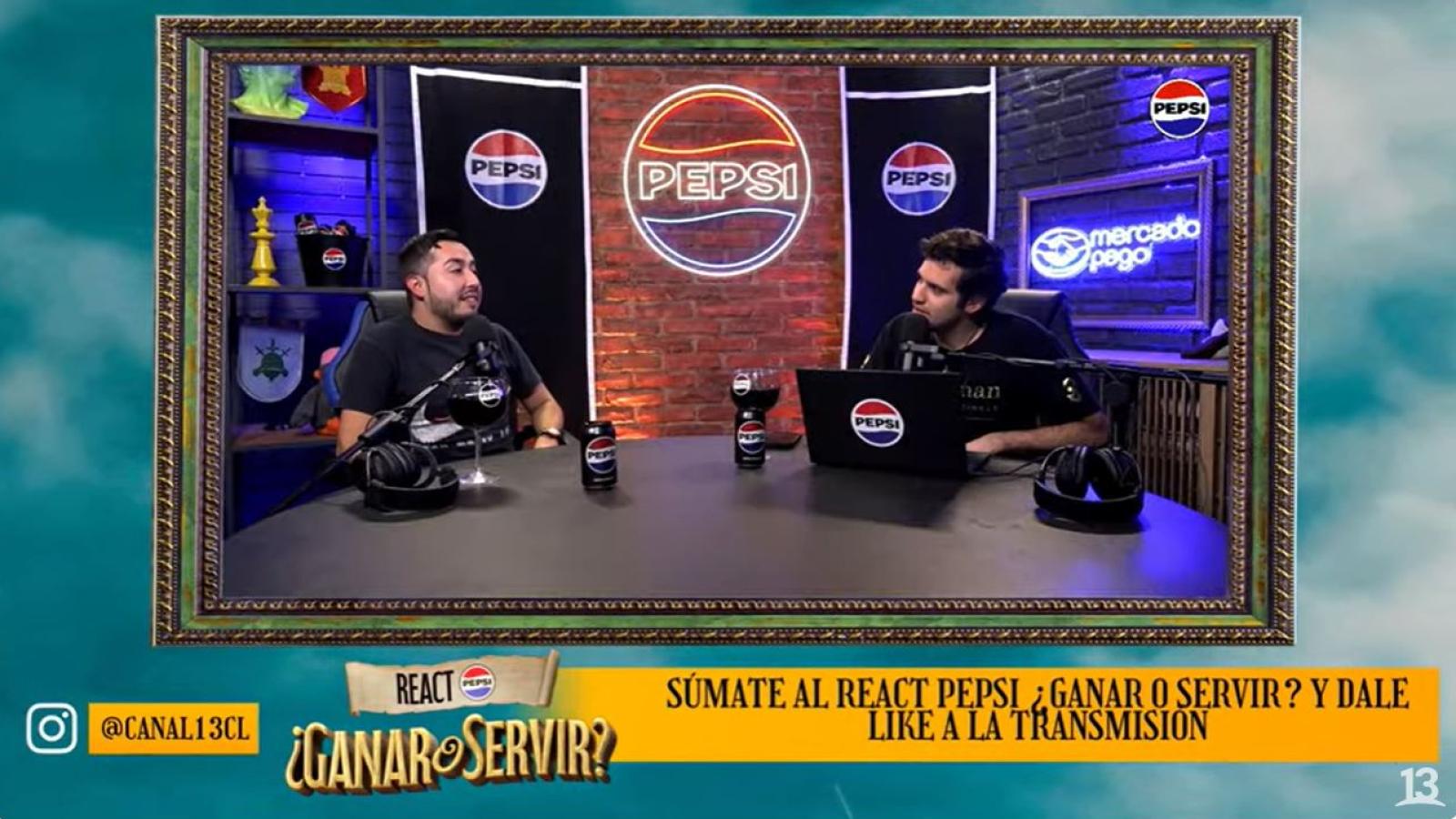 React Pepsi de Ganar o Servir
