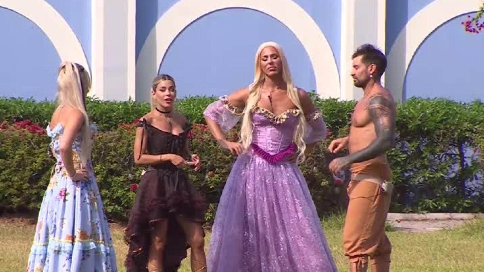 Oriana durante la confesión.