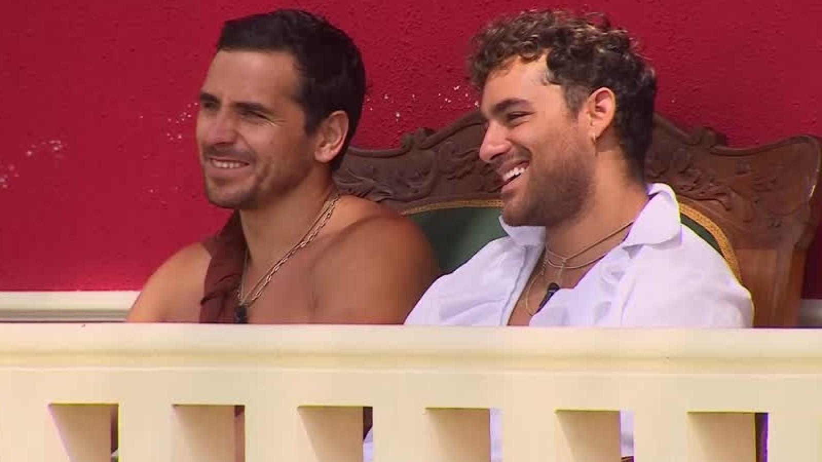 Austin Palao y Pangal Andrade, amigos en Ganar o Servir.