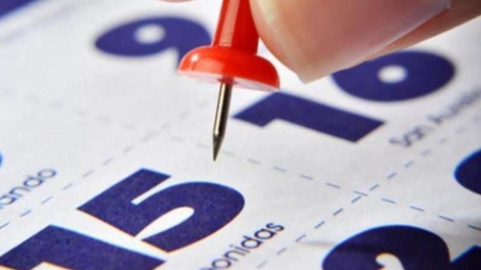 ¿Cuántos feriados quedan antes de que se acabe el año?