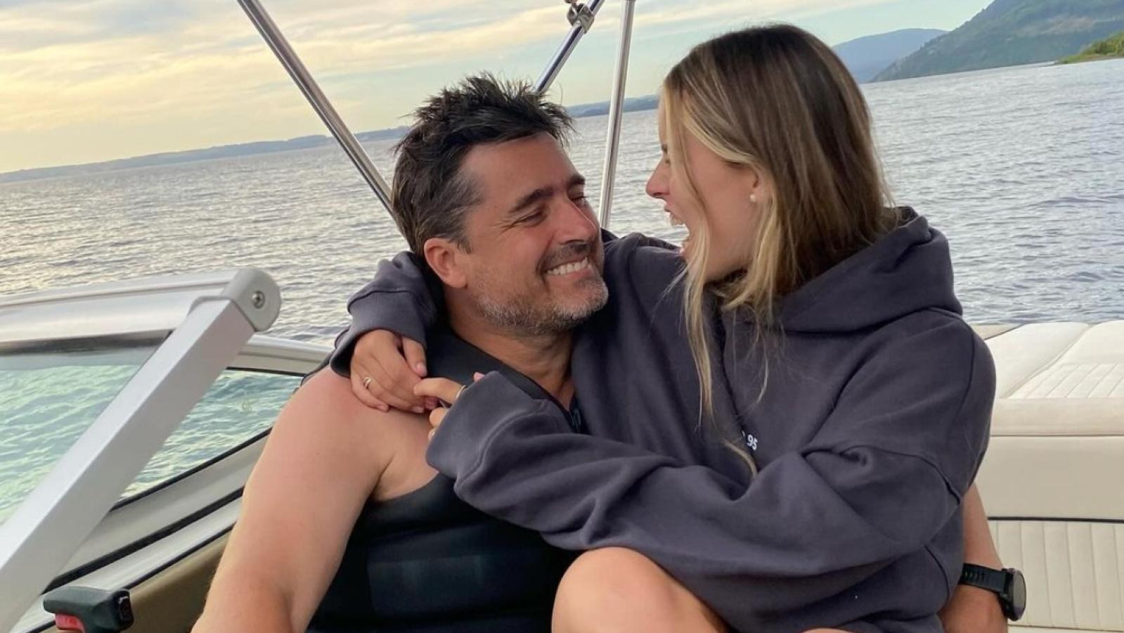 Jorge Zabaleta y su hija Milagros