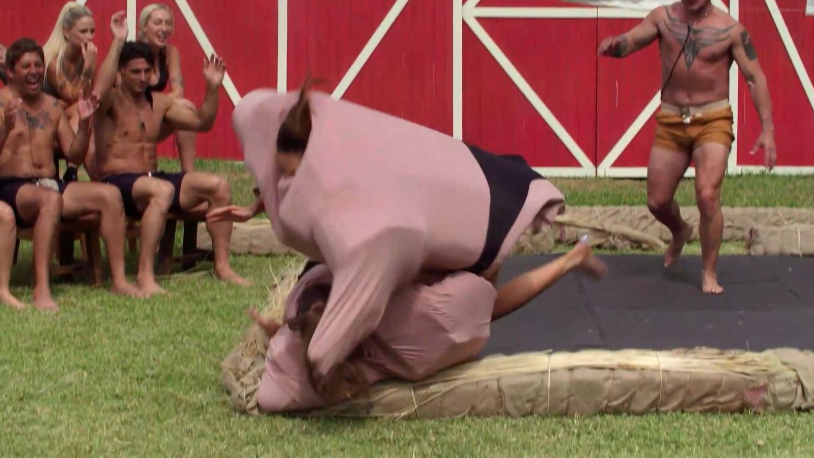 Lucha sumo en Ganar o Servir