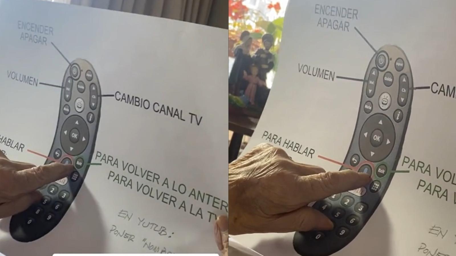 Mujer de 101 años y sus "torpedos" para usar control remoto - Captura de pantalla