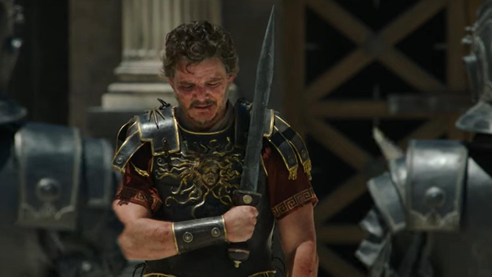 Pedro Pascal en "Gladiador 2" - Captura de pantalla
