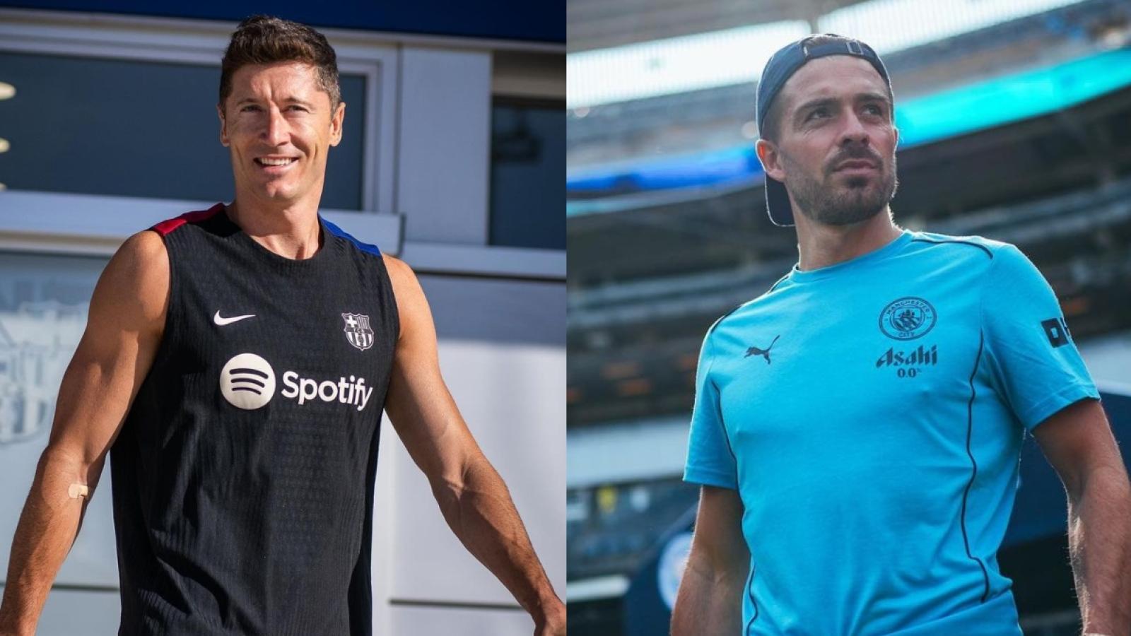 Barcelona vs Manchester City en Soccer Champions Tour - Créditos: Instagram de los equipos