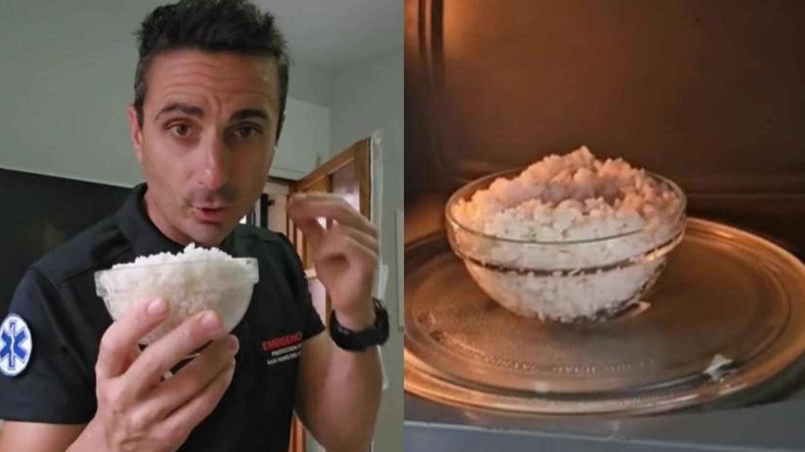 Especialista en primeros auxilios explica el riesgo de comer arroz recalentado
