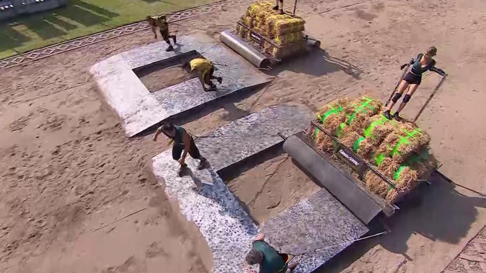 Prueba por equipos en Ganar o Servir