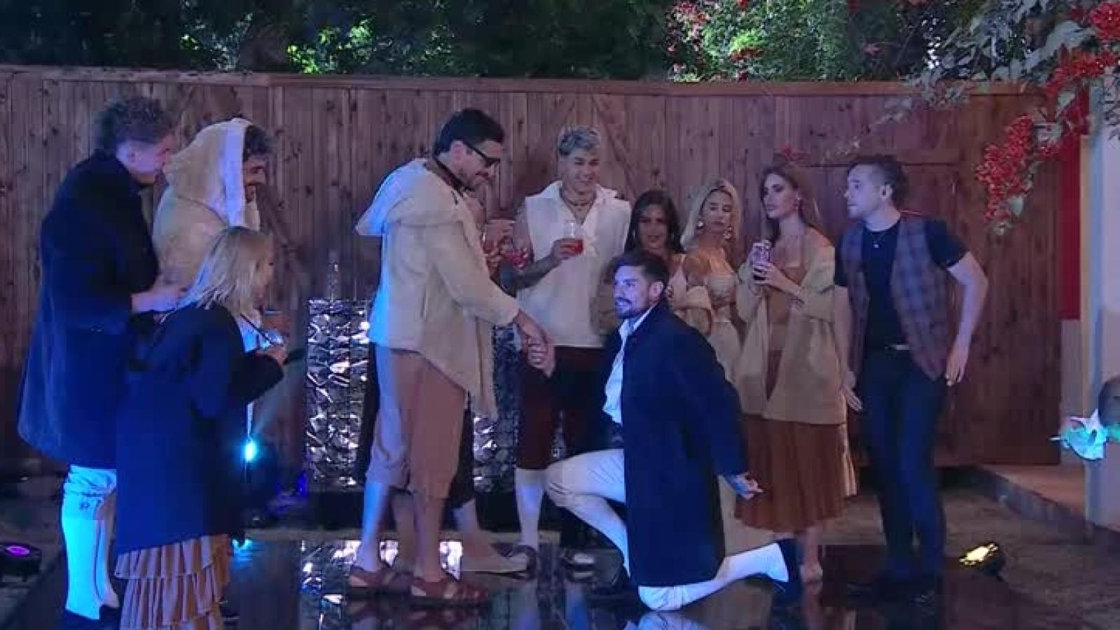 Luis Mateucci enfrentando la incómoda prueba.