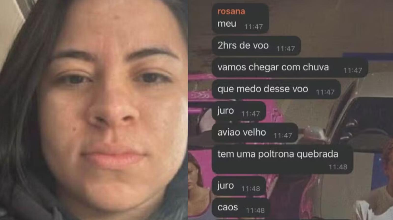 El mensaje y la selfie de Rosana Santos Xavier