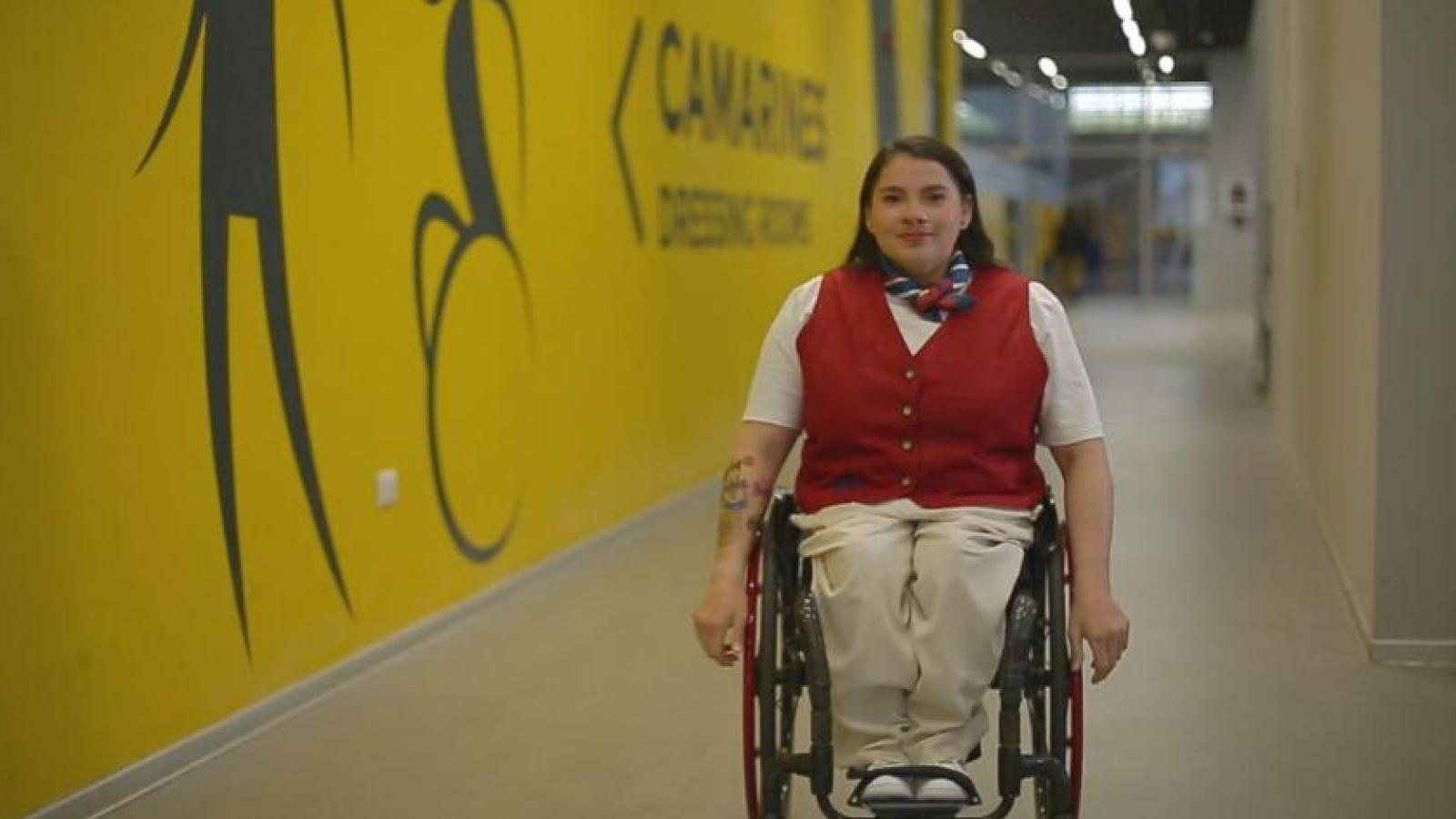 Camila Campos, abanderada Team ParaChile