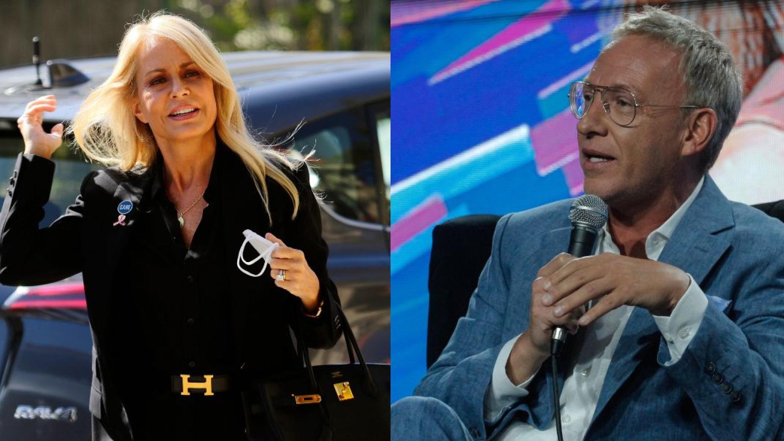 Martín Cárcamo y Cecilia Bolocco