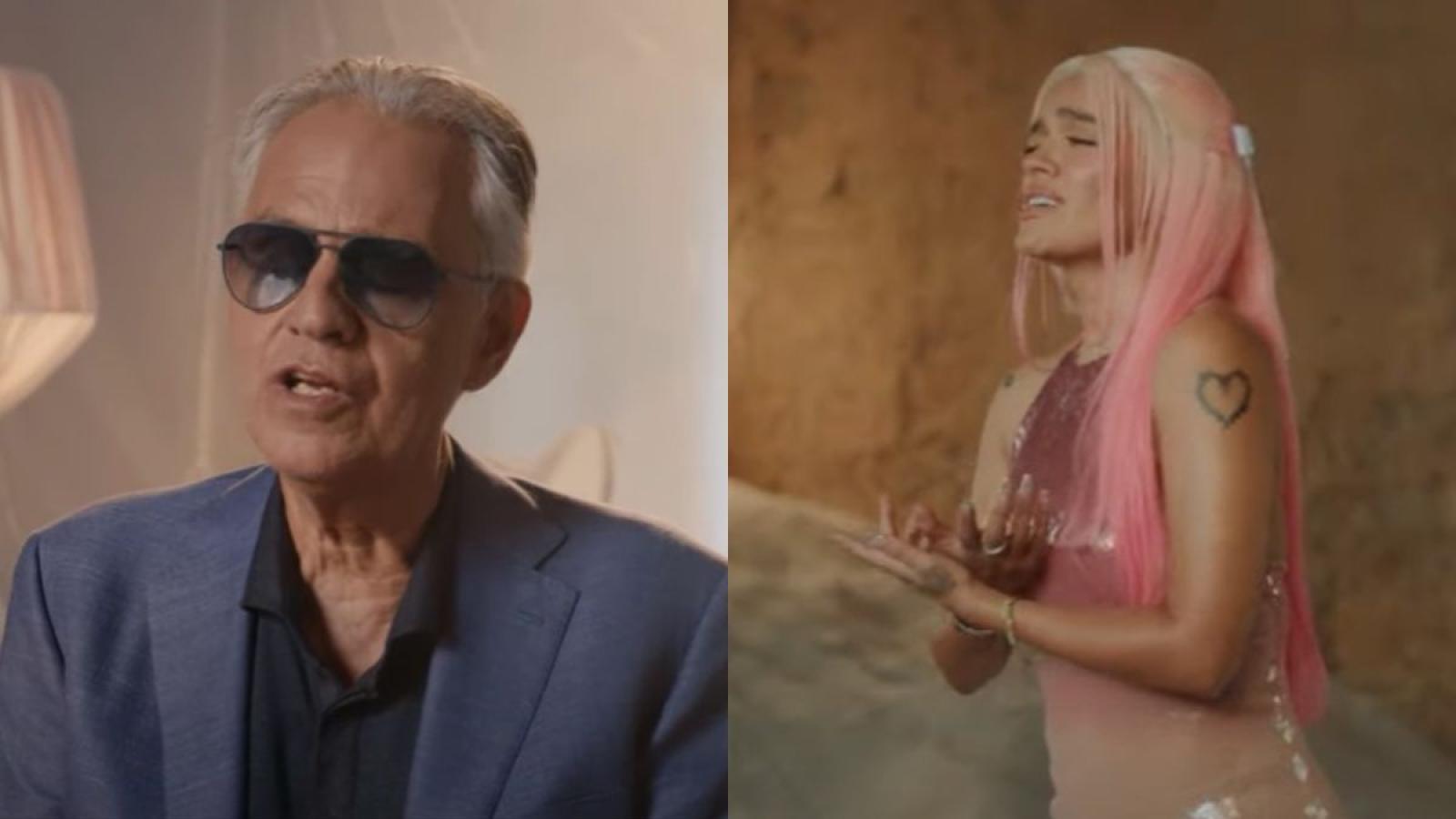 "En un gran honor para mí": Karol G realiza colaboración con Andrea Bocelli para una nueva versión de 'Vivo por Ella'