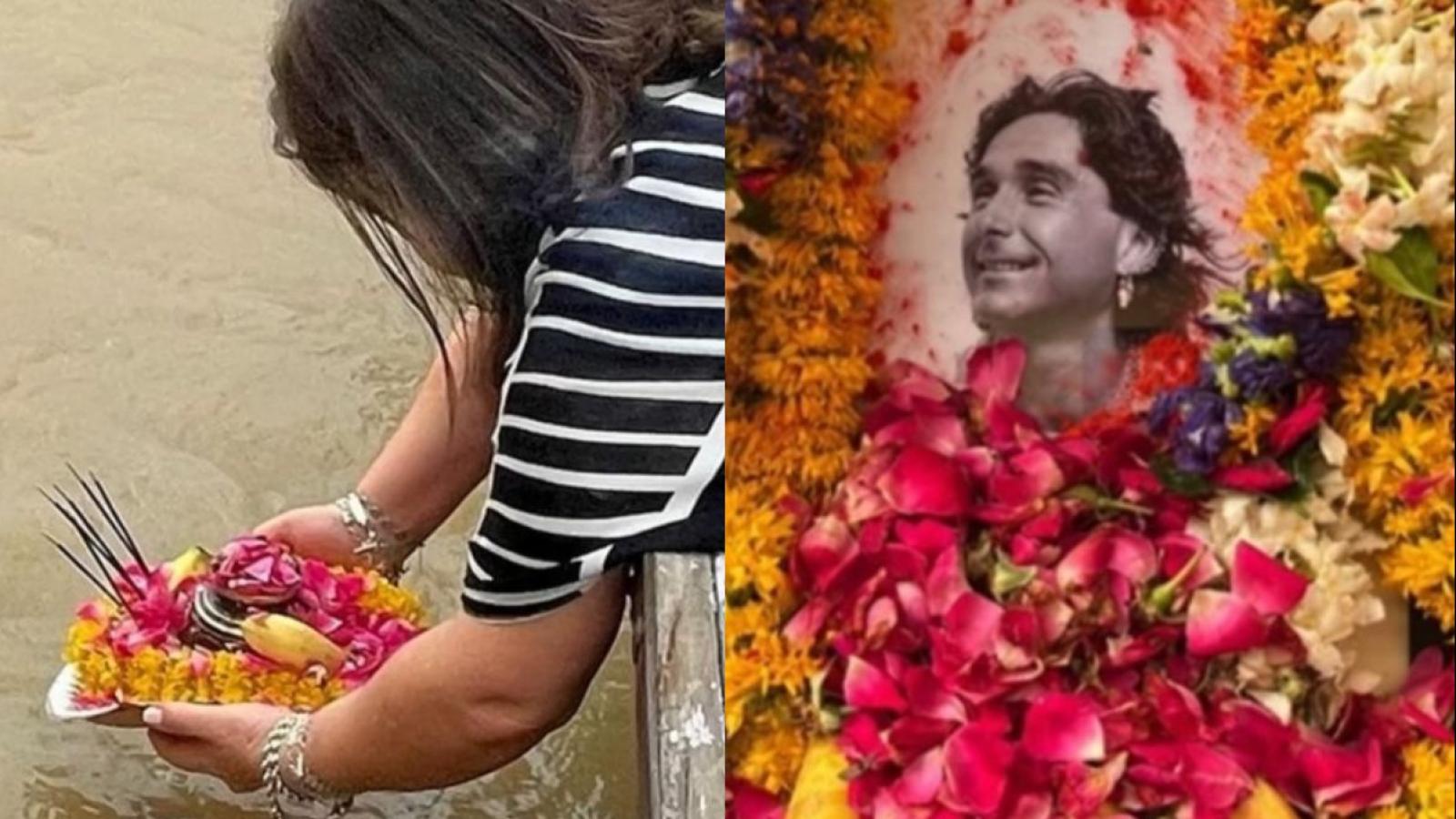 "Fluye eternamente": Madre de Claudio Iturra llevó sus cenizas hasta el Río Ganges en India