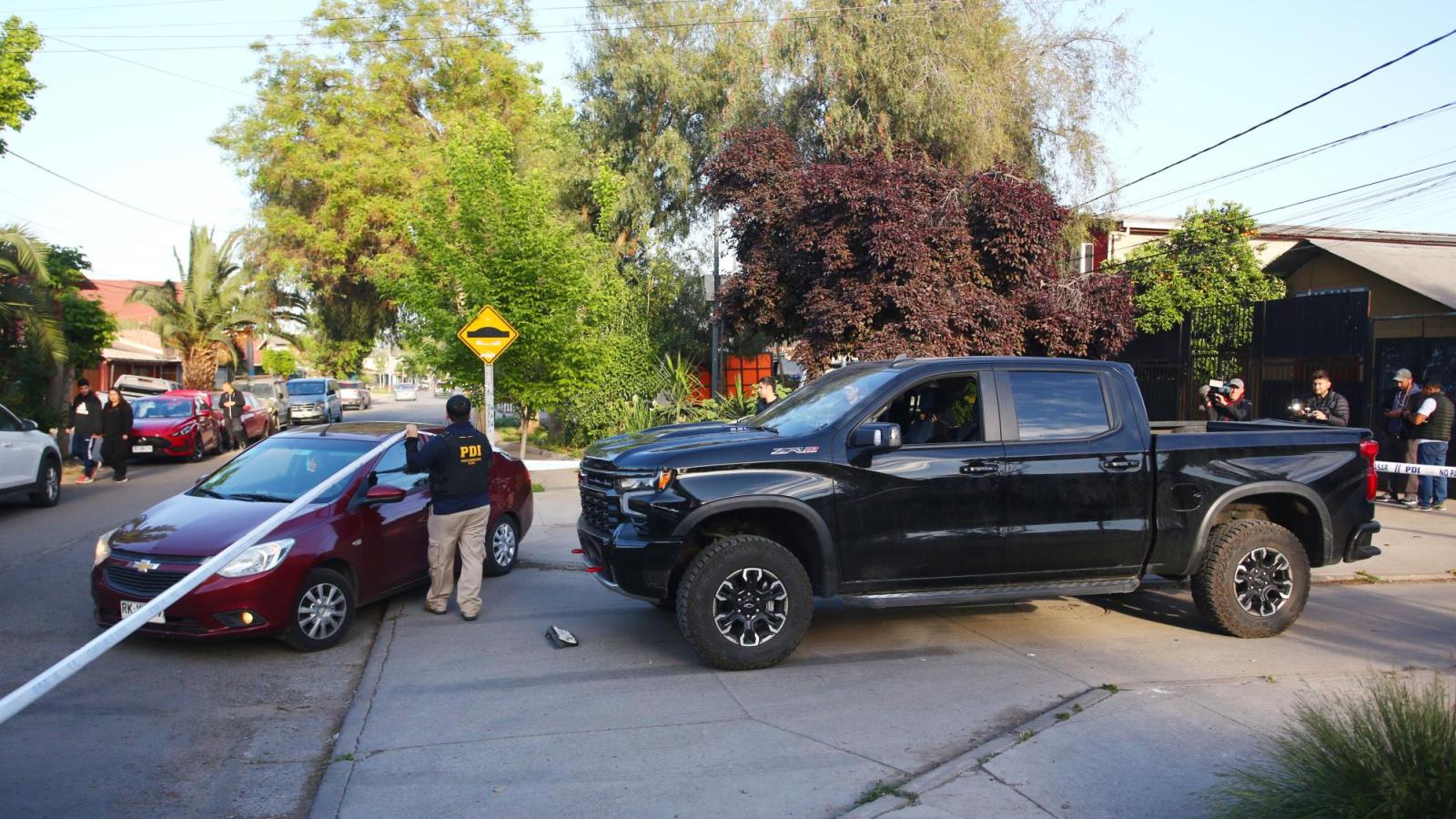 Camioneta de Marcelo Díaz