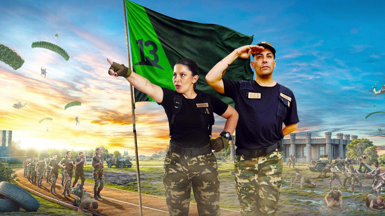 La Comandante Pía Arratia y el Sargento Botota Fox serán los encargados de poner las reglas y guiar al grupo de 21 reclutas que ingresarán al nuevo reality show del 13, “Palabra de Honor”.