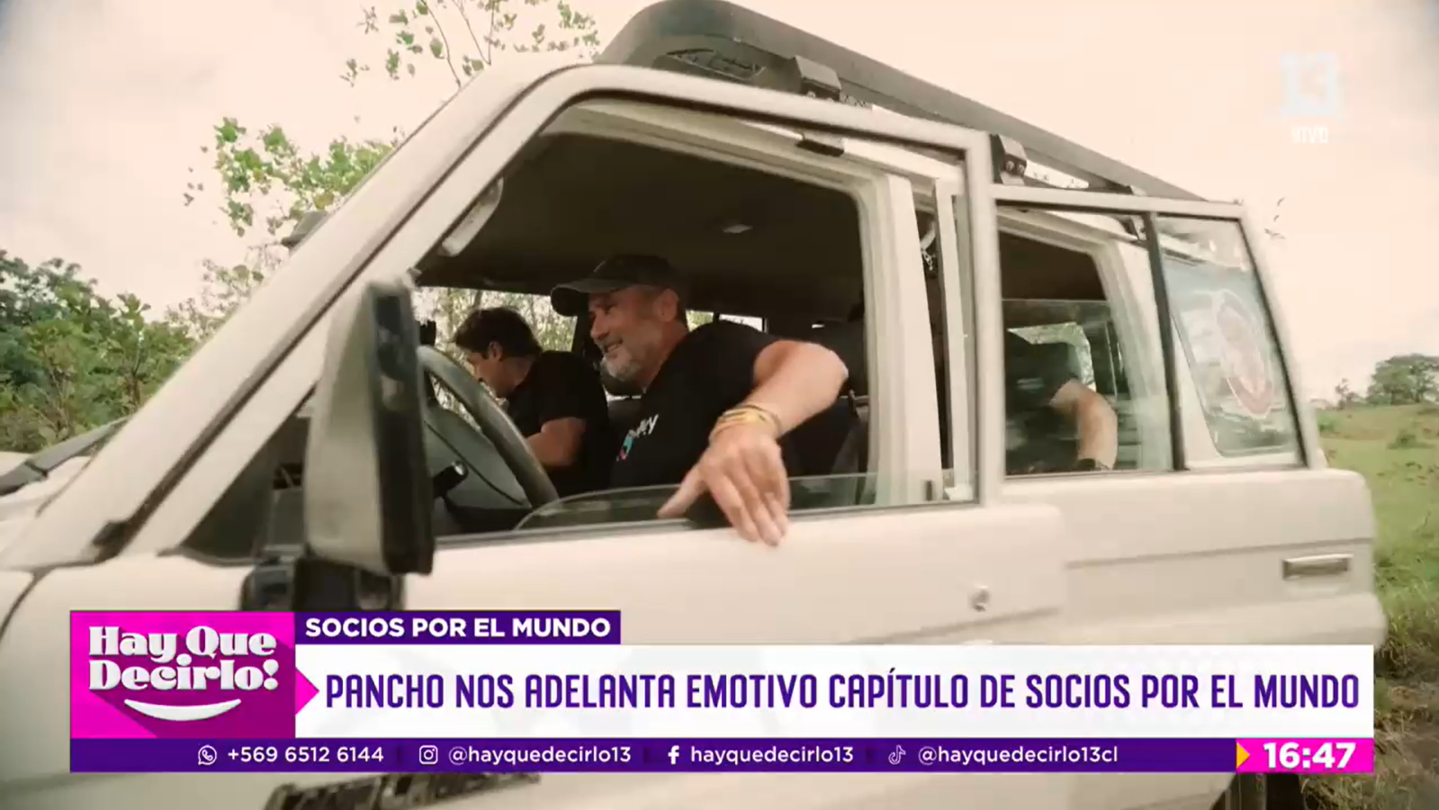 Pancho Saavedra en ¡Hay que Decirlo!