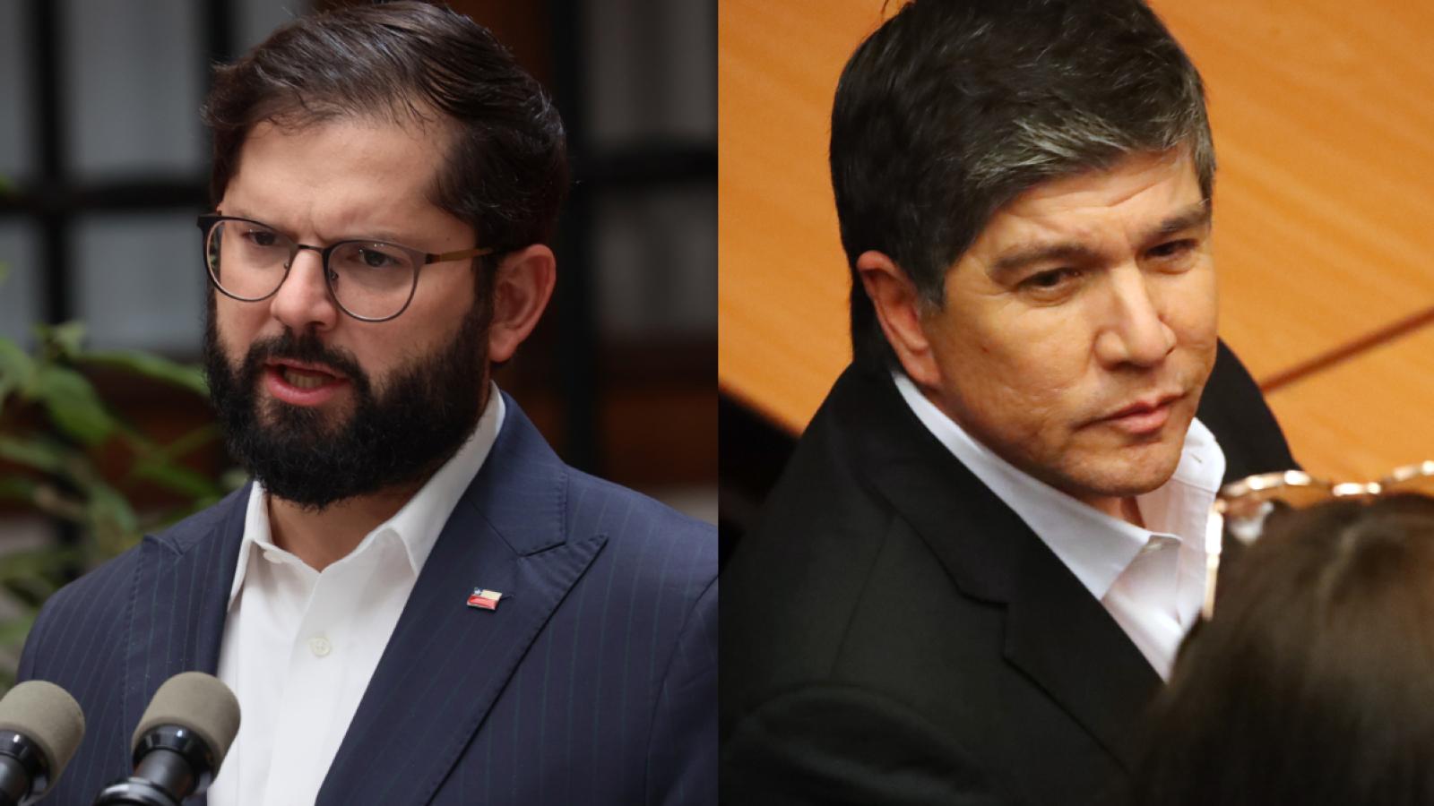 Presidente Gabriel Boric y Manuel Monsalve - Créditos: Instagram