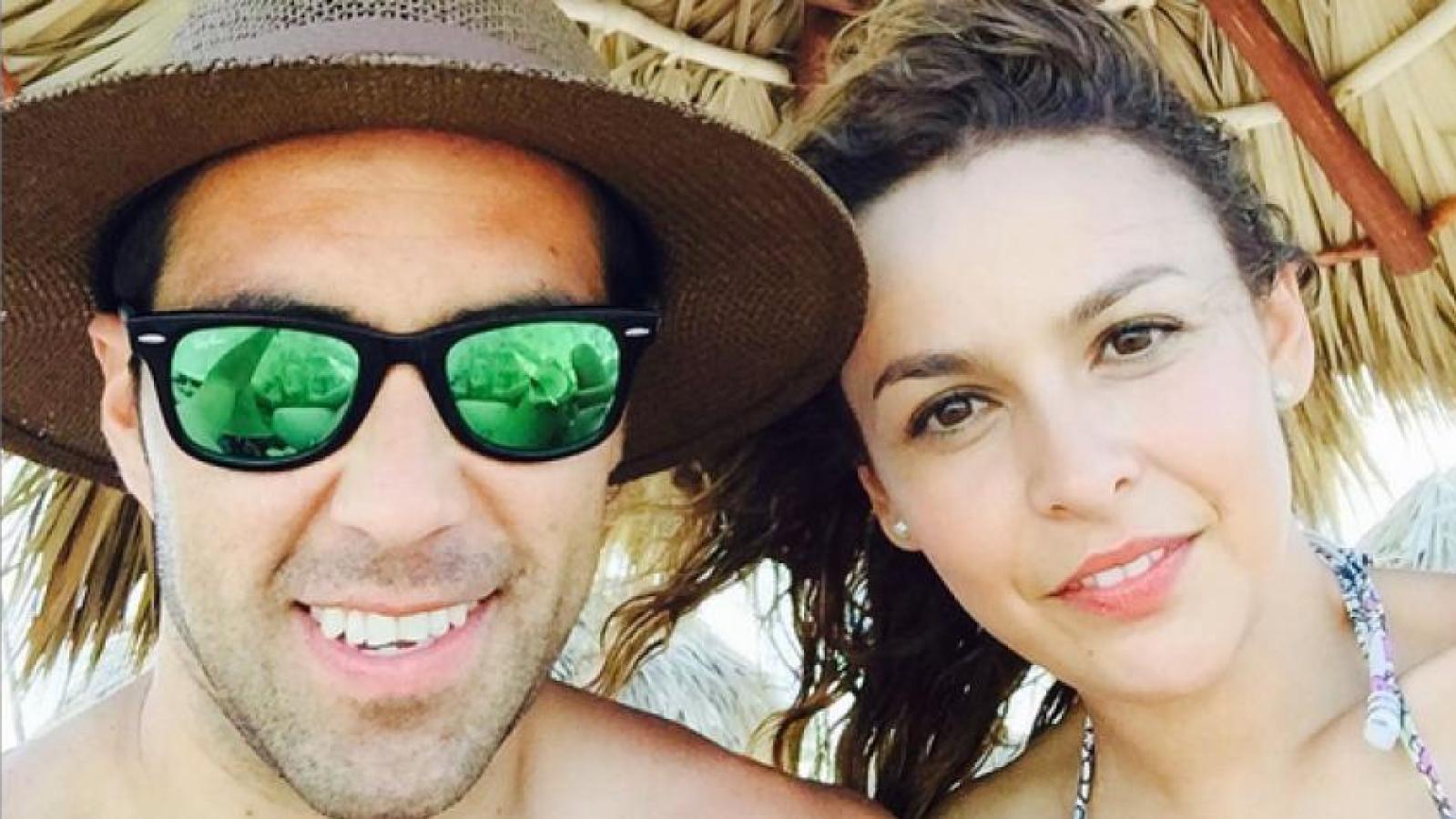Claudio Bravo y Carla Pardo