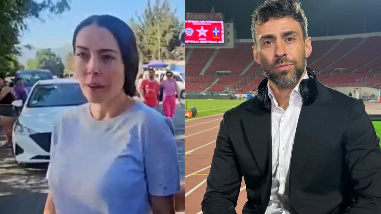 Así fue la salida de Daniela Aránguiz tras visitar a Jorge Valdivia en la cárcel de Rancagua