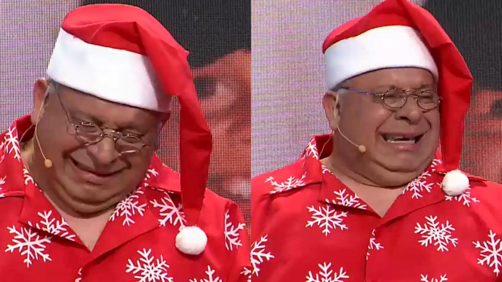 El llanto de Willy Sabor por celebrar la primera Navidad sin su padre