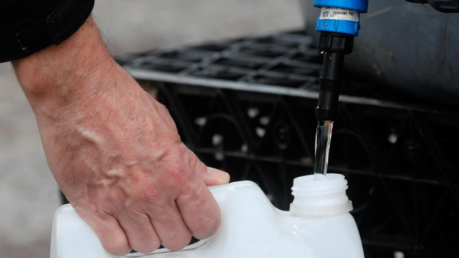Corte de agua puntos de abastecimiento