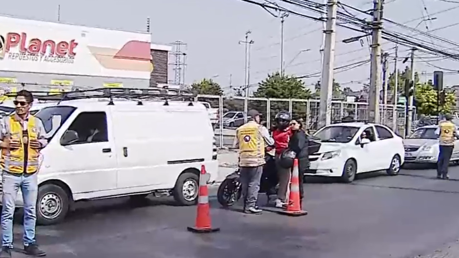Se registran disparos en medio de una fiscalización de vehículos en Quilicura