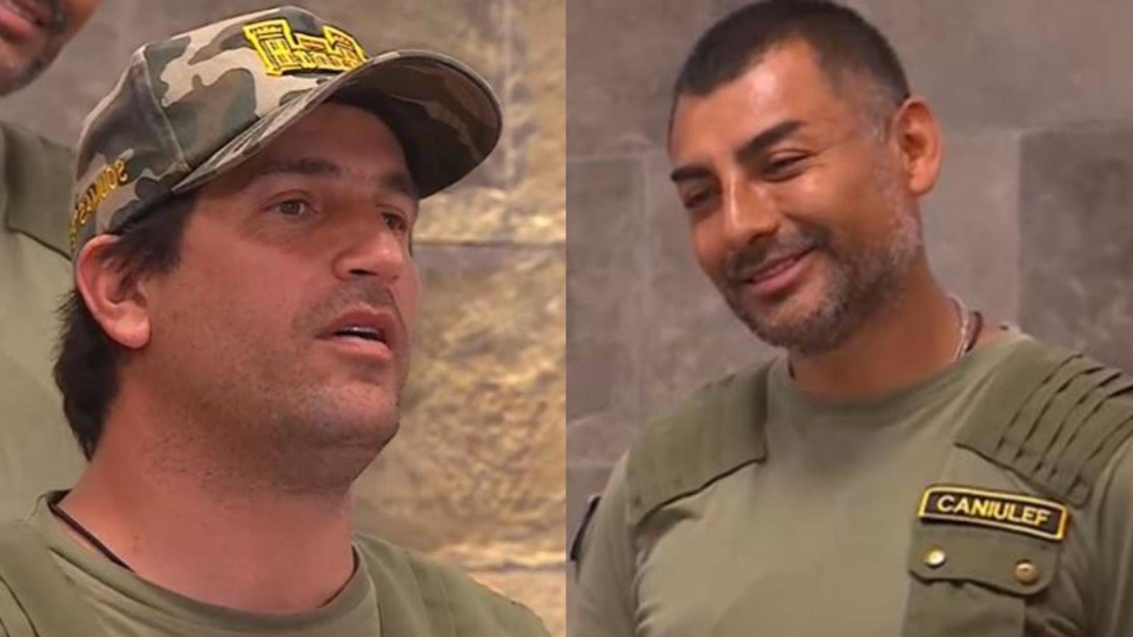 Félix Soumastre y Andrés Caniulef discuten