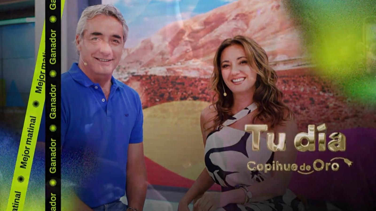 ¡A festejar! "Tu Día" gana el premio a Mejor Matinal en los Copihue de Oro 2025