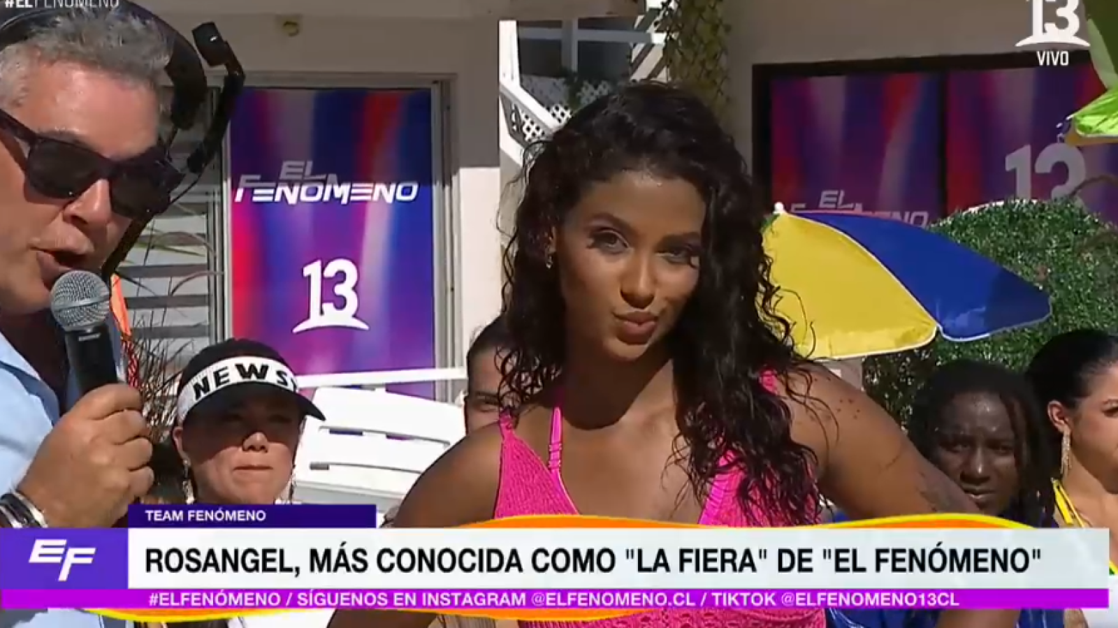 Rosangel de El Fenómeno de Canal 13