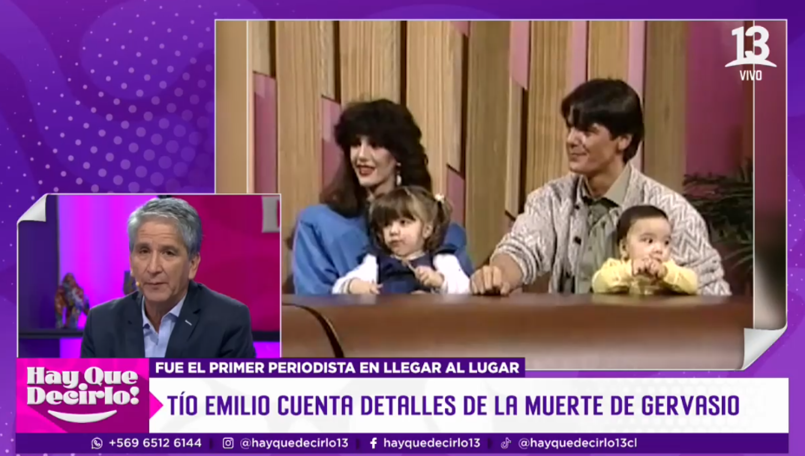 Tío Emilio en "Hay Que Decirlo" sobre Gervasio