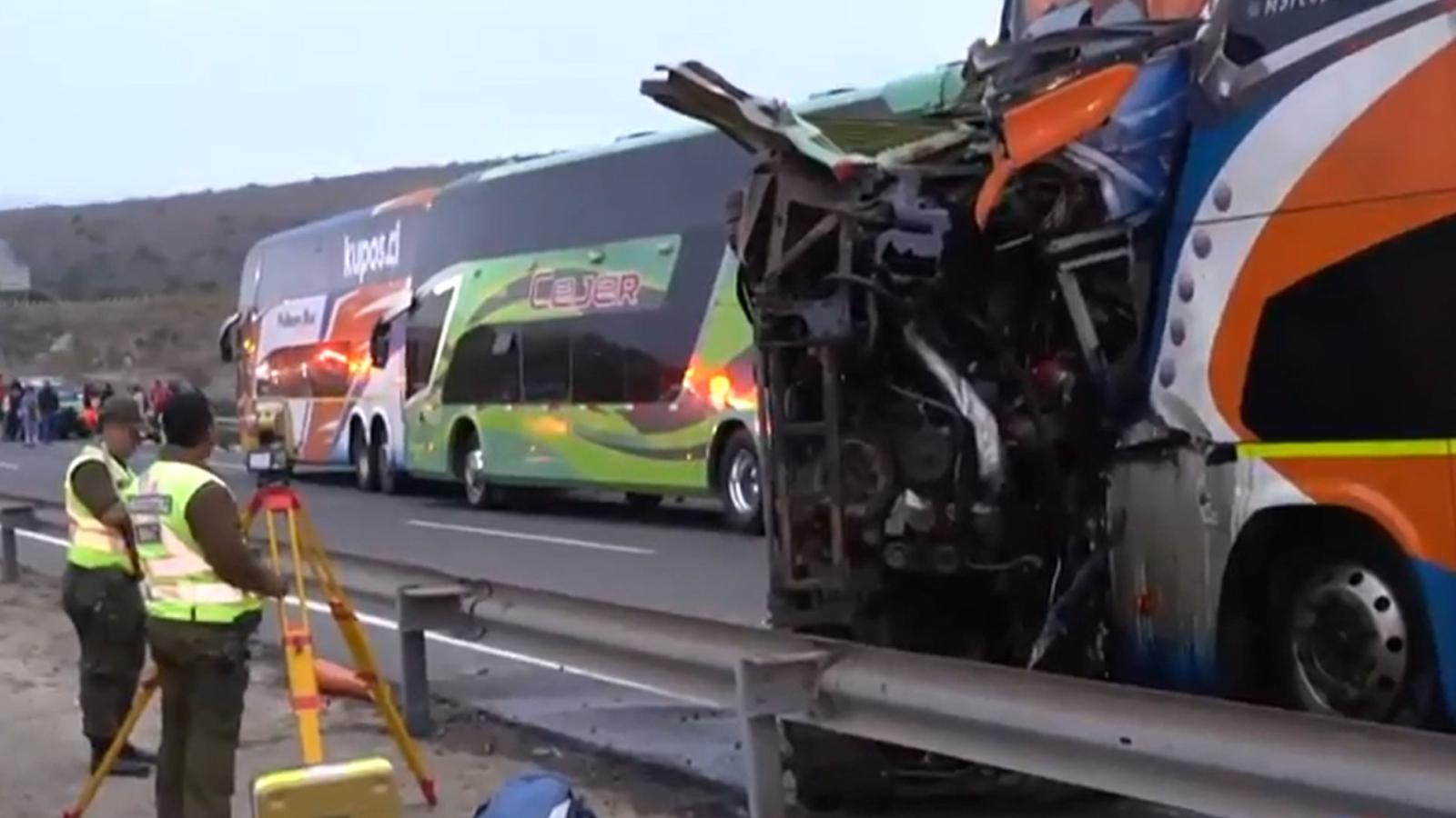 Fatal accidente en Coquimbo dejó seis fallecidos y 40 heridos