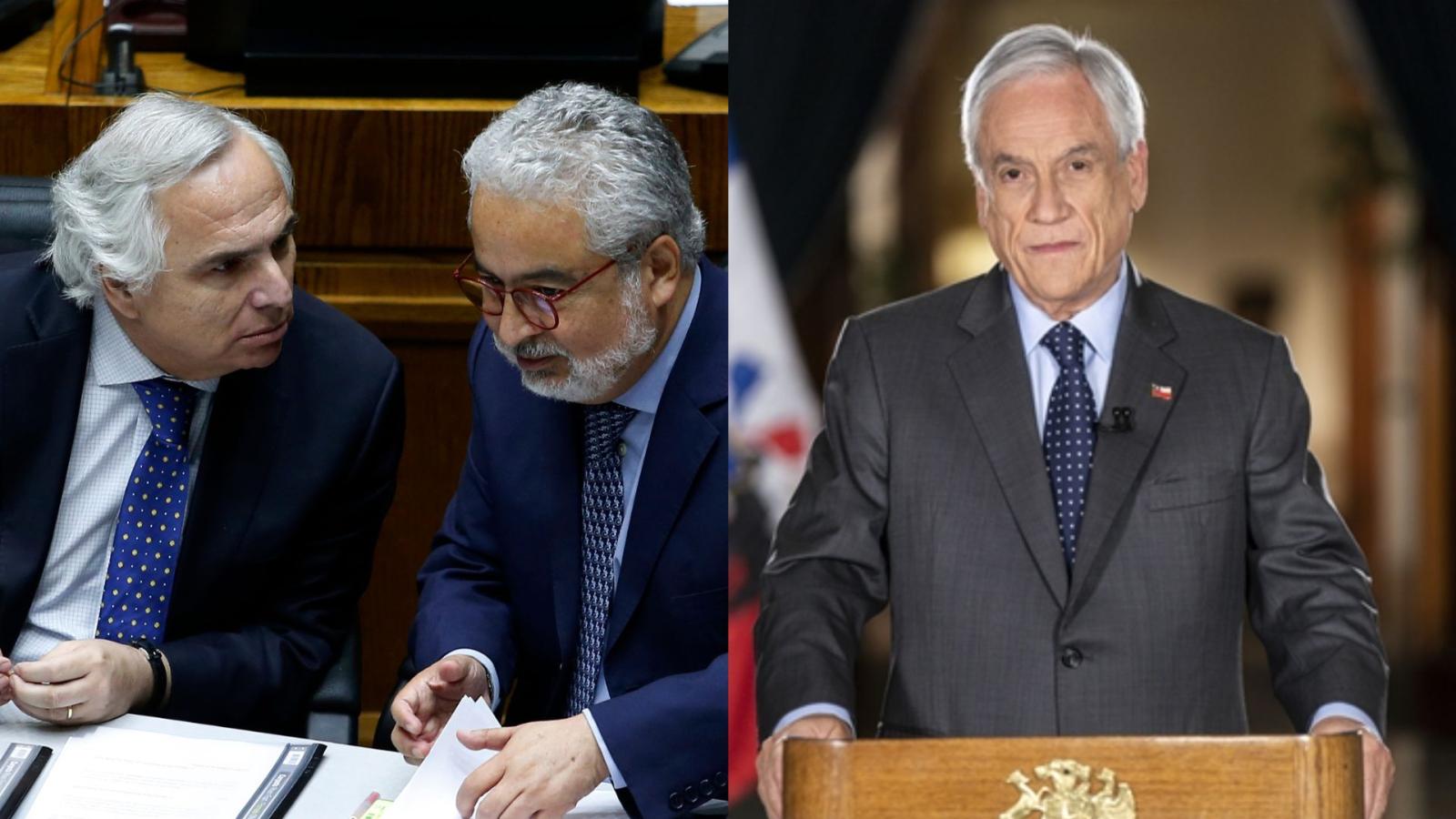 Luis Hermosilla, Andrés Chadwick y Sebastián Piñera - Créditos: ATON
