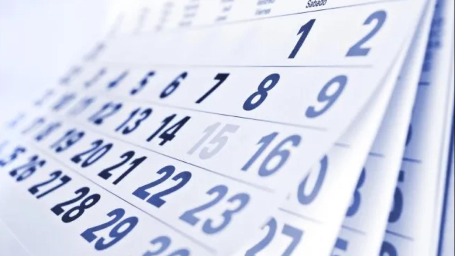 El calendario de junio - Depositphotos