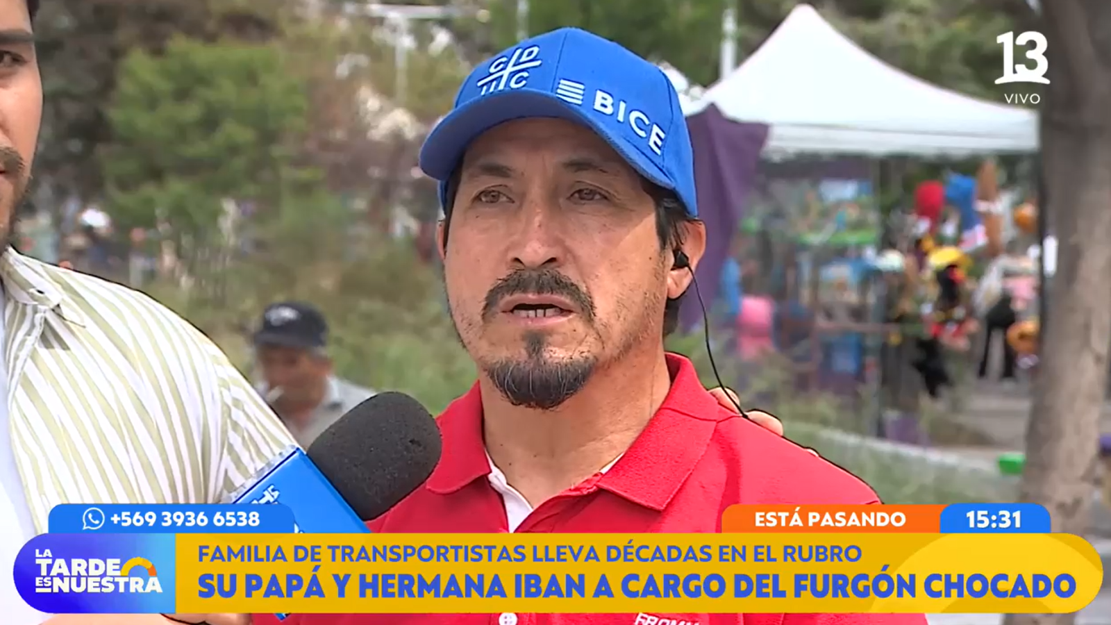 Hijo del “tío del furgón” que protagonizó accidente en Recoleta