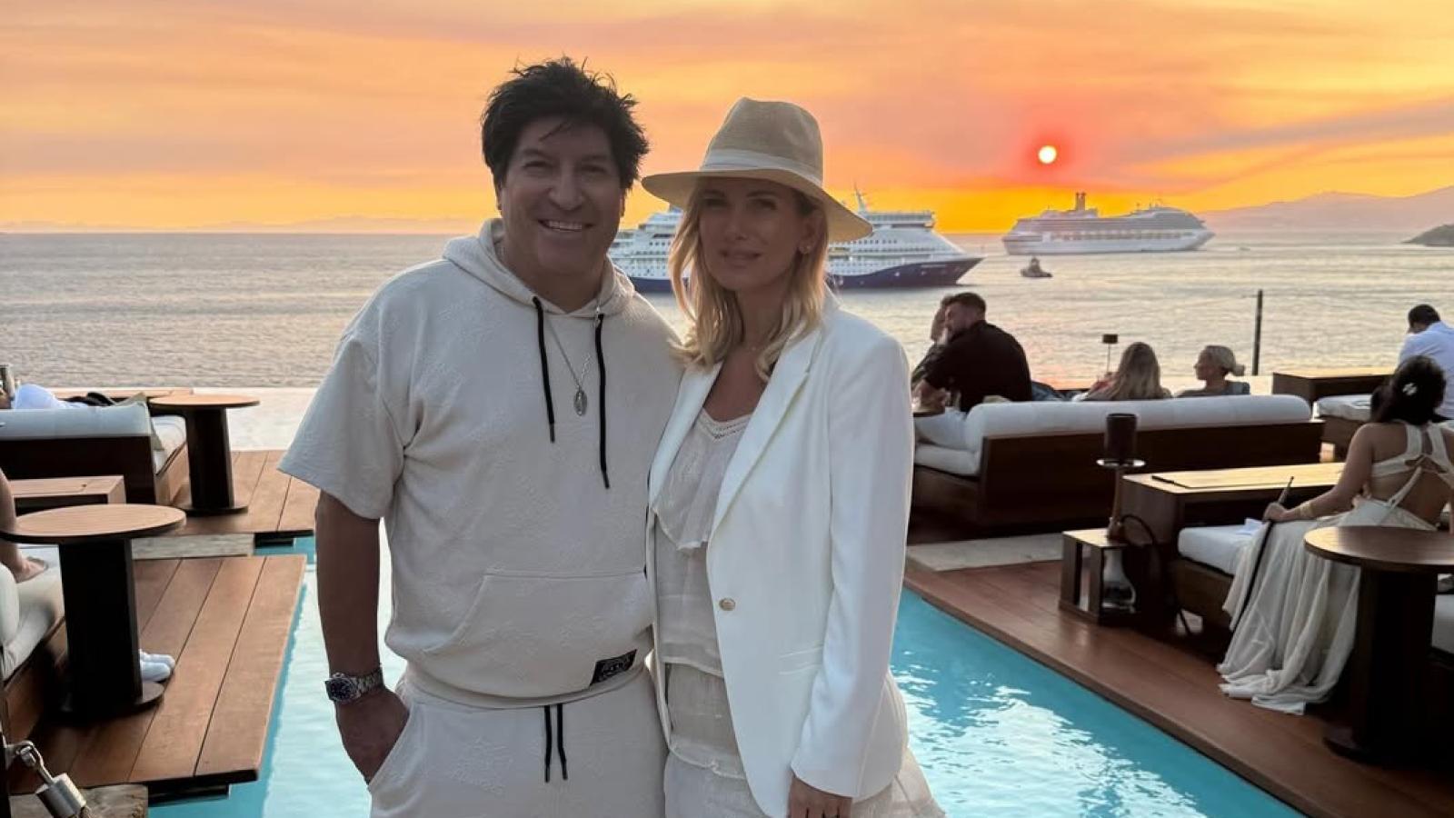 Iván Zamorano y María Alberó