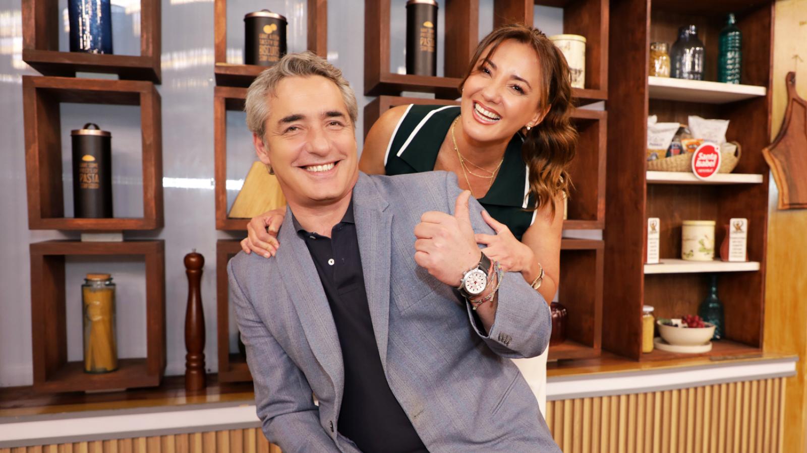 José Luis Repenning y Priscilla Vargas, animadores de "Tu Día"